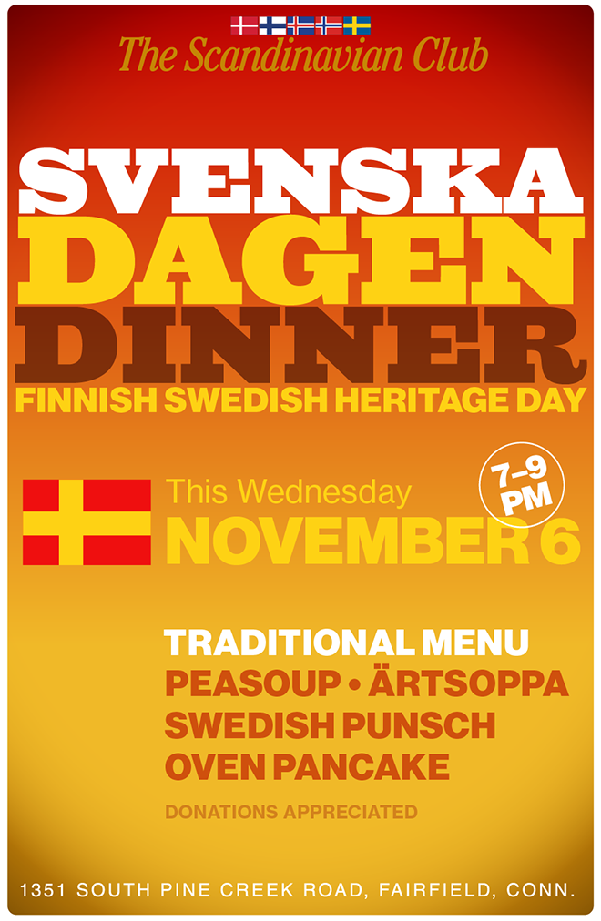 Svenska Dagen Nov 6 poster